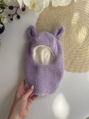 шапочка шолом теді лисичка лаванда