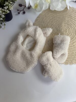 0-6 міс рукавчики тедді молочні