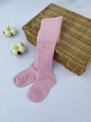 74/80 колготки в рубчик рожеві Демі