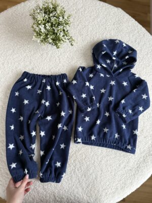 Костюм фліс сині зірочки