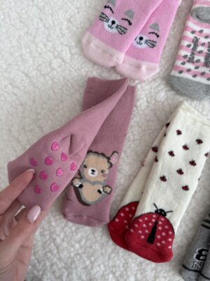 Носочки махра їз стопиками 1-3 роки лама