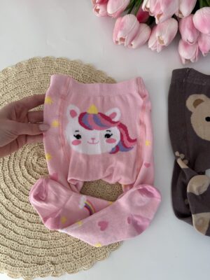 Демі колготки з єдиноріжкою (малюнком на попі)