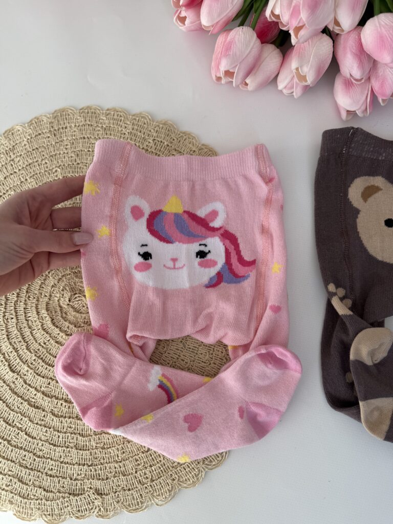 Демі колготки з єдиноріжкою (малюнком на попі)