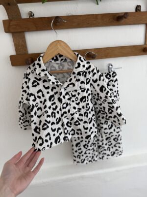 Костюм - піжама лео принт муслінова