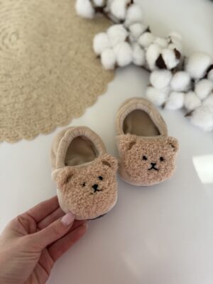 Мокси оксамитові беж з ведмедиками